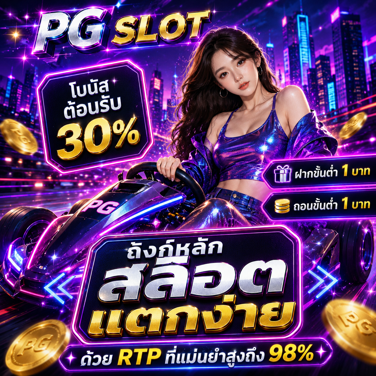 สล็อตเว็บตรง ระบบ API แท้ RTP สูง 98.5% PG SLOT ถอนไว ปลอดภัย 100% ปี 2026